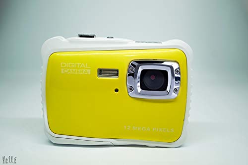 Vetté Digitalkamera Für Kinder mit 16GB MicroSD Speicherkarte - Kinderkamera wasserdicht - 4 Fach Digitalzoom, 12MP, 720P HD Videofunktion, TFT LCD Bildschirm Kindergeschenk (weiß gelb) - 9