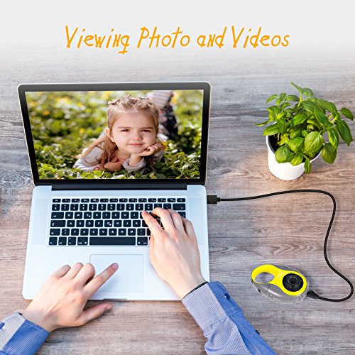 FLAGPOWER Kinderkamera ab 3 Jahre, Digitalkamera Camcorder Kamera für Kinder 12MP HD Fotos mit 16GB MicroSD-Speicherkarte und Ladekabel (Blitzlicht Funktion) - 7